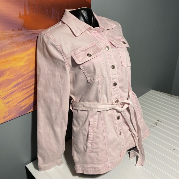 Maurices Jackets & Blazers - Maurices denim jean jacket latge pink